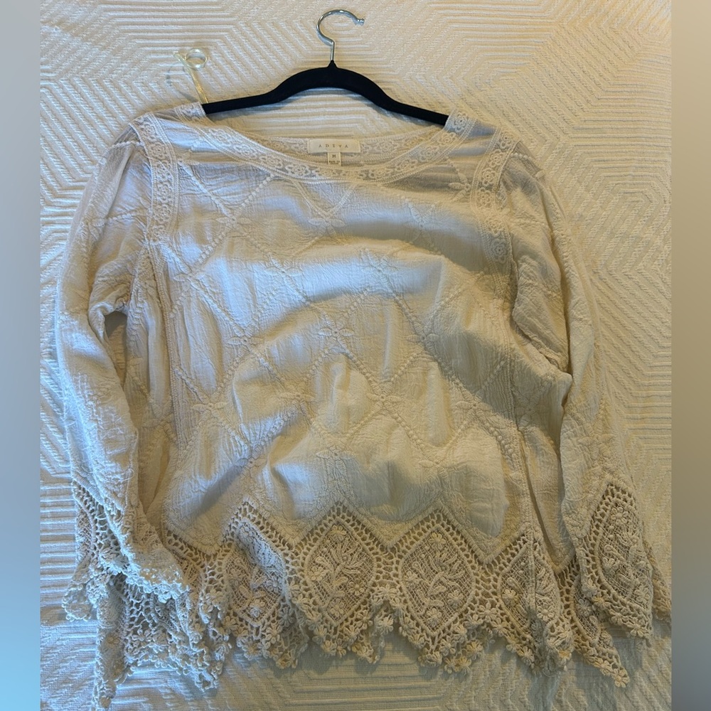 Adiva embroidery and lace Blouse